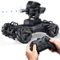 Veeniix - V997 RC Big Truck:4X4 Large Off-Road RC Car for Adults,1:10 Large RC Car for Kid,Programming,Gifts Toys for Boys - Black-Front_Standard