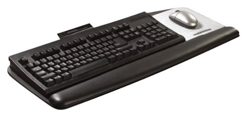 3M - Adjustable Keyboard Tray - Black