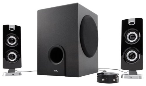 Cyber Acoustics - Platinum 6 W, 18 W Speaker System - Black