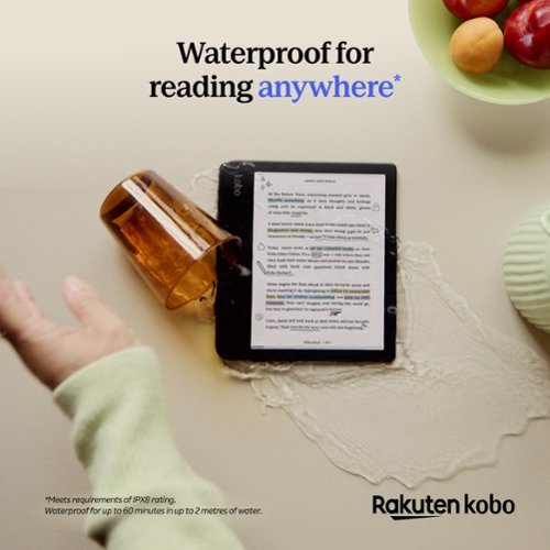 Kobo Libra Colour | eReader | 7 Glare-Free Color E Ink Kaleido 3 Display | Dark Mode Option | Waterproof | 32GB - 2024 - Black BUY ONLINE