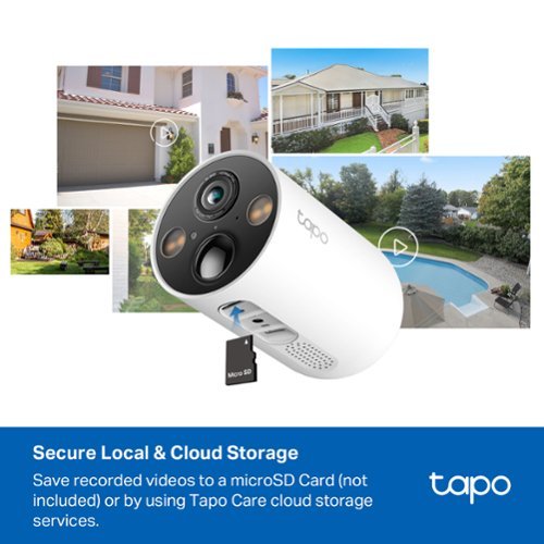 TP-Link Tapo Wire-Free Indoor/Outdoor 2K Smart Security Cameras, Magnetic Base (3-pack) No Fees - White BUY IN SAUDI ARABIA