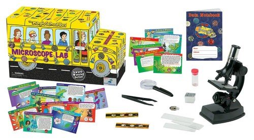  The Young Scientists Club - The Magic School Bus Microscope Lab Kit - Yellow