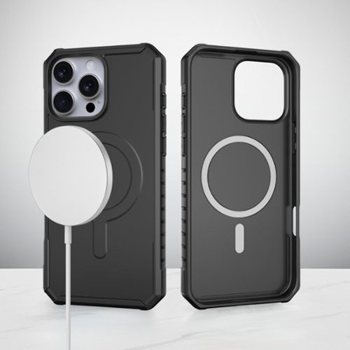 Insignia™ Protective Case with Built-In MagSafe Ring for iPhone 16 Pro Max - Black GLOBAL SHIPPING