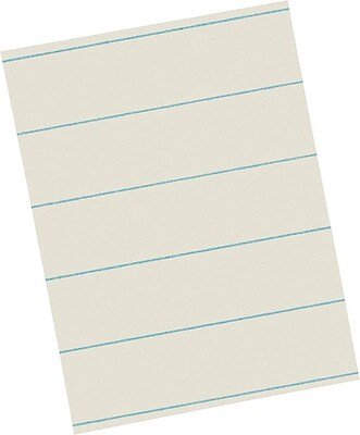 Pacon - Newsprint Theme Paper, 8-1/2" x 11", Ruled, 500 Sheets/Pk - White