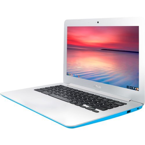  ASUS - 13.3&quot; Chromebook - Intel Celeron - 2GB Memory - 16GB eMMC Flash Memory - Light Blue