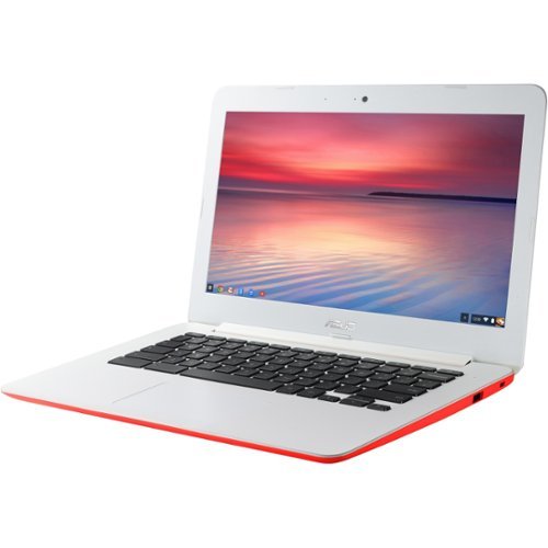  ASUS - 13.3&quot; Chromebook - Intel Celeron - 2GB Memory - 16GB eMMC Flash Memory - Red