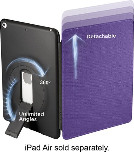  ZeroChroma - Folio-Slide Case for Apple® iPad® Air and iPad Air 2 - Purple