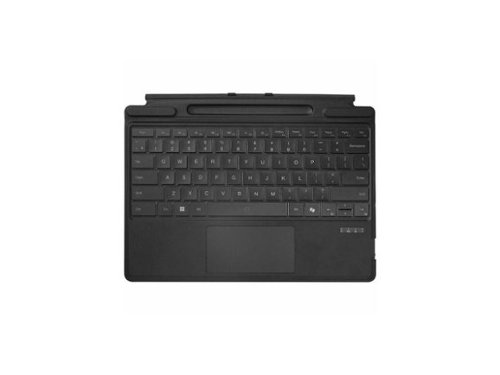 Adesso - Bluetooth keyboard for Microsoft Surface Pro X 8/9/10/11 - Body - 0.3" Height x 8.9" Width x 11.4" Depth - Aluminum-Front_Standard 