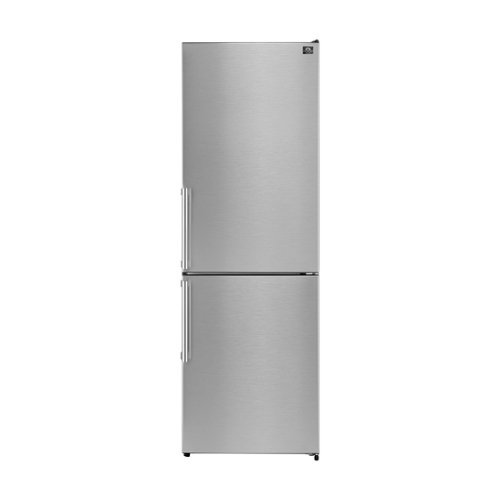 Forno Appliances - Guardia 10.8 Cu. Ft. Compact Fridge with Bottom Freezer - Stainless Steel