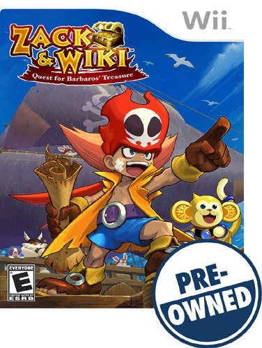  Pre-Owned Zack &amp; Wiki: Quest for Barbaros' Treasure - Nintendo Wii