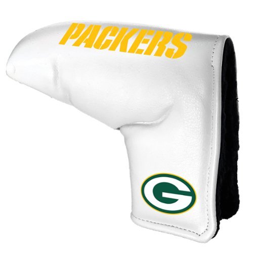 Team Golf - Green Bay Packers Tour Blade Putter Cover - White-Front_Standard 