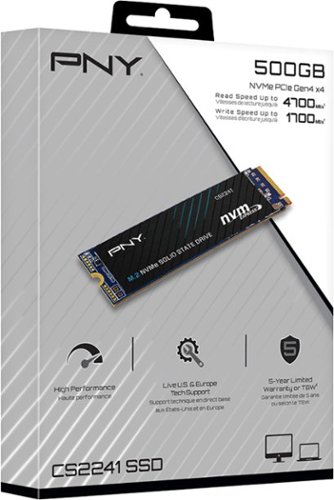 PNY CS2241 500GB M.2 NVMe Gen4 x4 Internal Solid State Drive (SSD) - M280CS2241-500-RB WHERE TO BUY