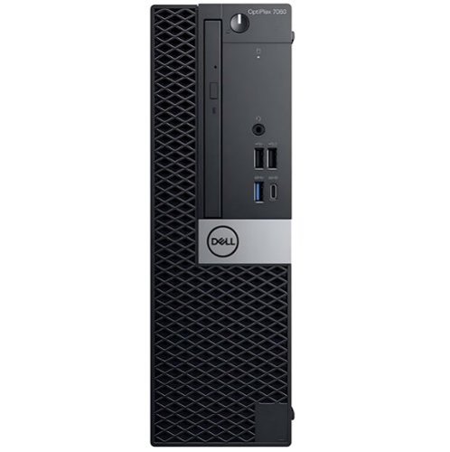 Dell - Refurbished Excellent - Optiplex 7060 SFF Desktop PC, Intel Core i7-8700 up to 4.6GHz, 32GB DDR4 RAM, 512GB NVMe SSD, WiFi, Win11 Pro - Black-Front_Standard 