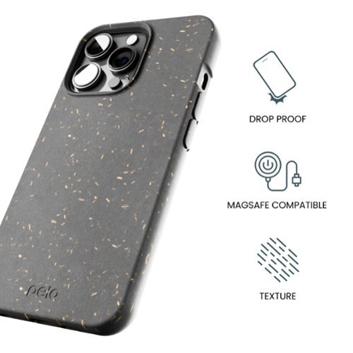 Pela Phone Case with MagSafe Module for Apple iPhone 16 Pro + Bonus Custom Case Activation Code - Black GLOBAL SHIPPING