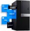 Dell - Refurbished Excellent - Optiplex 7060 Tower Desktop PC, Intel i7-8700 3.2 up to 4.6GHz, 32GB DDR4 RAM, 1T SSD, Built-in WiFi, Win11 Pro - Black-Front_Standard