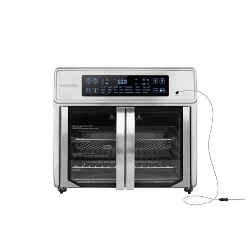 Kalorik - MAXX Advance 26 Quart Digital Air Fryer Oven - Stainless Steel-Front_Standard 