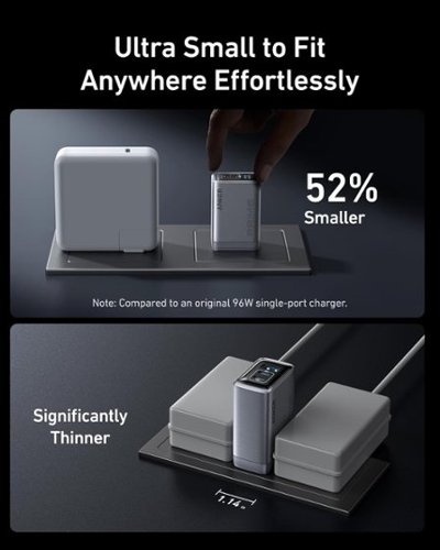 Anker Prime Charger, 100W 3 Port GaN USB C Charger Block, Foldable
