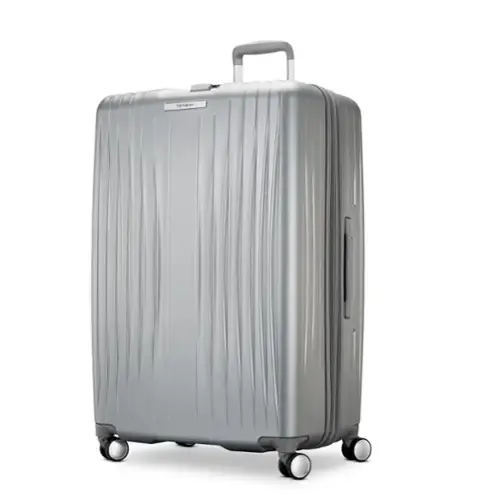 Front. Samsonite - Opto 3 Suitcase 3Pc Set (CO/M/L) - Arctic Silver.