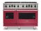 Viking - 48 in. Wide 8 Burner 5-Series Gas Open Burner Range - Valentine-Front_Standard