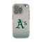 Keyscaper - MLB - Athletics Linen Logo iPhone Clear Case - 16e - Multicolor-Front_Standard