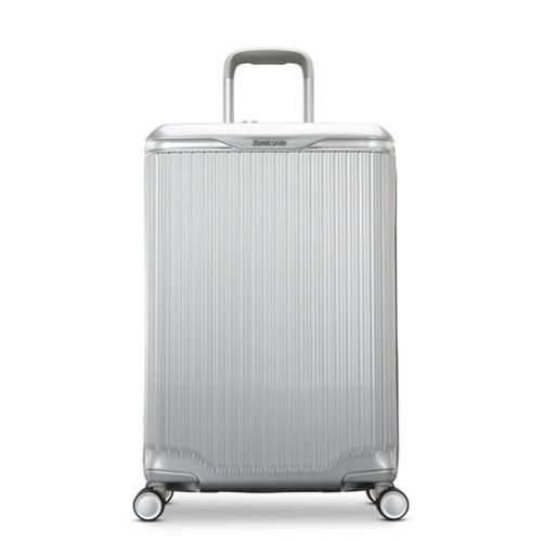 Samsonite - Silhouette 18 28" Expandable Spinner Suitcase - Metallic Silver