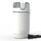 Tzumi - Electric Coffee Grinder, One-Touch Spice, Herb, and Coffee Bean Grinder with Stainless-Steel Blades - White-Front_Standard