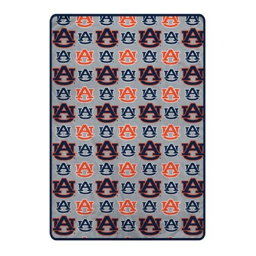 Pegasus - Auburn Tigers 66" x 95" Oversized Logo Roll Ultra Cozy Blanket - Multicolor-Front_Standard 