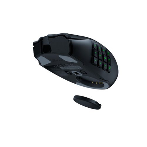 Razer Naga V2 Pro MMO Optical Gaming Mouse with Interchangeable Side Plates in 2, 6, 12 Button Configurations - Wireless - Black BUY IN AUSTRALIA