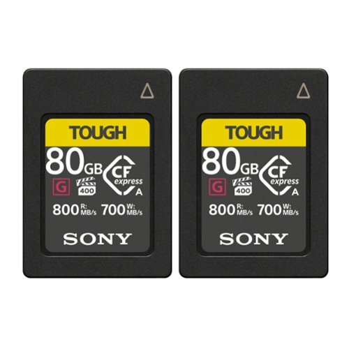 Sony CFexpress Type A 80GB Memory Card (2 Pack) Bundle