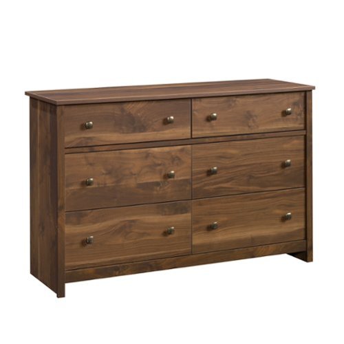 Sauder - River Ranch 6 Drawer Dresser - Brown-Front_Standard 