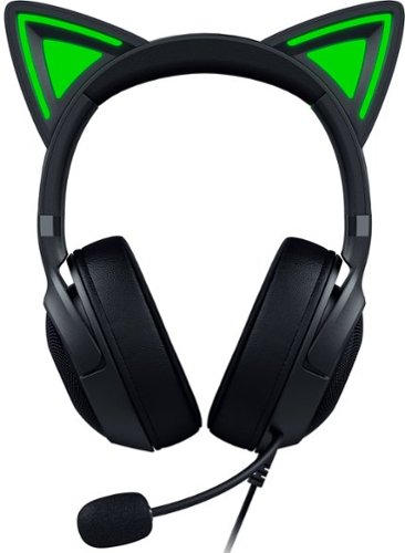 Razer Kraken Kitty V2 Wired Gaming Headset for PC, Mac, Nintendo Switch, Steam Deck, Mobile, and Tablet - Black BUY IN MIDDLE EAST