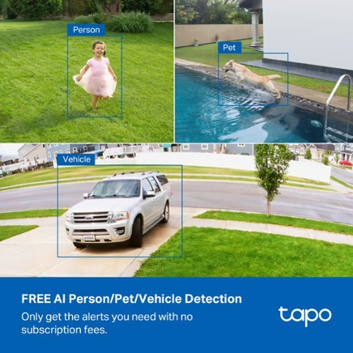 TP-Link Tapo Wire-Free Indoor/Outdoor 2K Smart Security Cameras, Magnetic Base (3-pack) No Fees - White BUY IN SINGAPORE