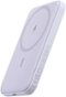 Anker - 5,000mAh Wireless Power Bank with USB-C Cable, Magsafe-Compatible Battery Pack for iPhone - Purple-Front_Standard