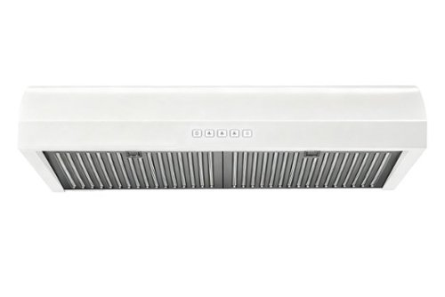 Hauslane - 30 inches - Convertible - Under cabinet Range Hood - White-Front_Standard 