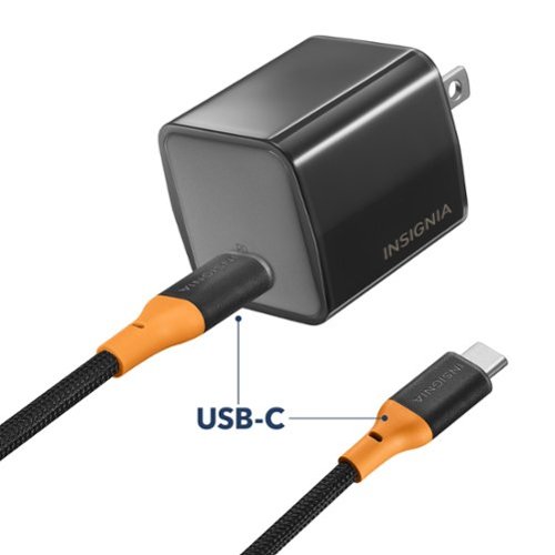 Insignia™ 45W Compact Wall Charging Kit for USB-C Smartphones, Tablets and More - Dark Gray BUY IN SINGAPORE