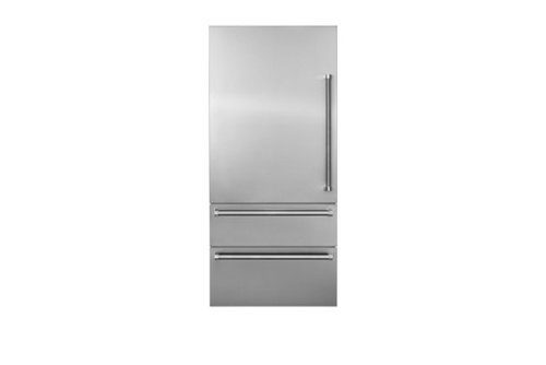 Viking - 36"W 7-Series Integrated Bottom Freezer Door Panel_LH - SS - Stainless Steel