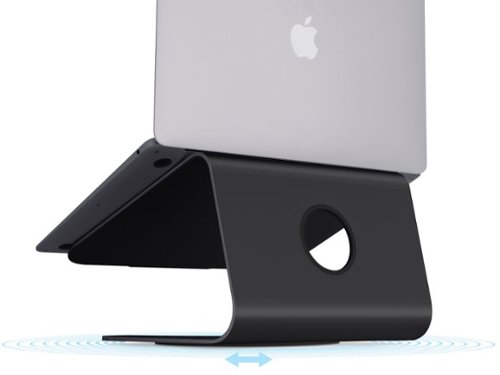Rain Design  mStand360 Laptop Stand w/ Swivel Base - Black WORLDWIDE DELIVERY