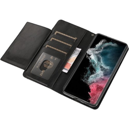 SaharaCase Folio Wallet Case for Samsung Galaxy S22 - Black WHERE TO BUY