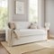 Martha Stewart - Daybed with Rear Siderail and Pull-Out Trundle - Off-White-Front_Standard