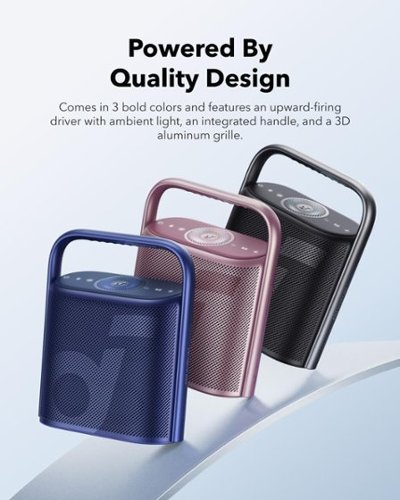 Soundcore by Anker Motion X500 Hi-Res Spatial Audio 3-Channel Bluetooth Speaker with Upward Firing Driver and Rugged Metal Design - Black WORLDWIDE DELIVERY