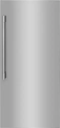 Front. Frigidaire - 19 Cu. Ft. Single-Door Refrigerator - Stainless Steel.