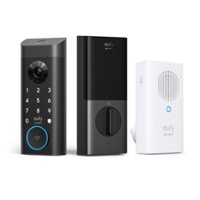 eufy Security - Smart Lock E330 with Chime WiFi Replacement Deadbolt with eufy App|Keypad|Biometric Access - Light Gray