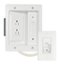 Legrand - In-Wall Flat Screen Power and Cable Concealment Kit - White-Front_Standard 