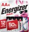 Energizer - MAX AA Batteries (4 Pack), Double A Alkaline Batteries-Front_Standard