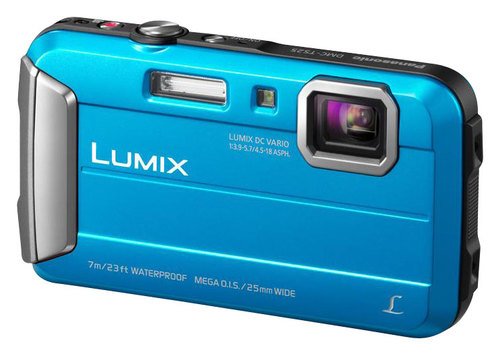  Panasonic - LUMIX TS25 16.1-Megapixel Digital Camera - Blue