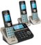 VTech - DS6751-3 DECT 6.0 Expandable Cordless Phone System with Connect to Cell Digital Answering System - Champagne/Black-Angle_Standard