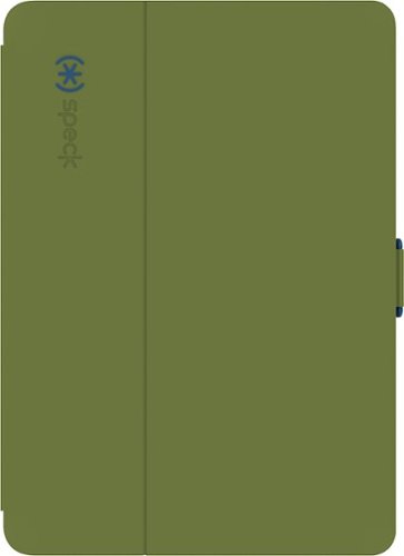  Speck - StyleFolio Case for Apple® iPad® Air 2 - Moss Green/Deep Sea Blue