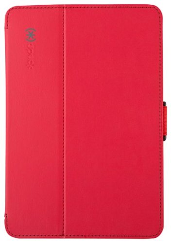  Speck - StyleFolio Case for Apple® iPad® mini, iPad mini 2 and iPad mini 3 - Dark Poppy Red/Slate Gray