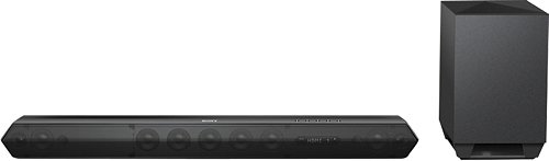  Sony - ST7 7.1-Channel Soundbar with Wireless Subwoofer - Black