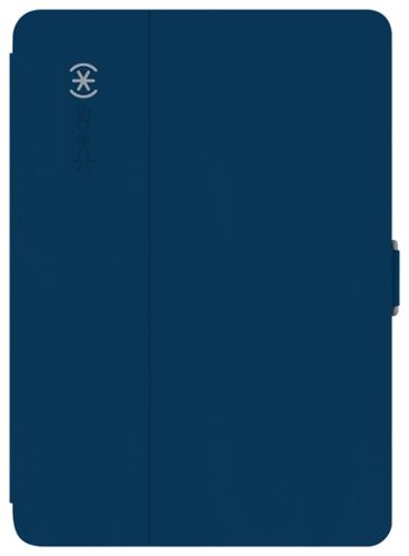  Speck - StyleFolio Case for Apple® iPad® Air 2 - Deep Sea Blue/Nickel Gray